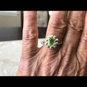 Peridot Sterling Silver Ring
